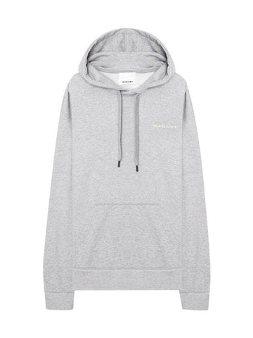 Marcelo Logo Hoodie Grey - ISABEL MARANT - BALAAN 1