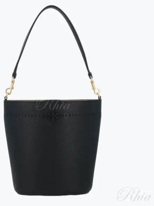 McGraw Logo Bucket Bag Black - TORY BURCH - BALAAN 2