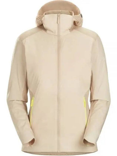 Women's Atom Lightweight Zip-Up Hoodie Beige - ARC'TERYX - BALAAN 1