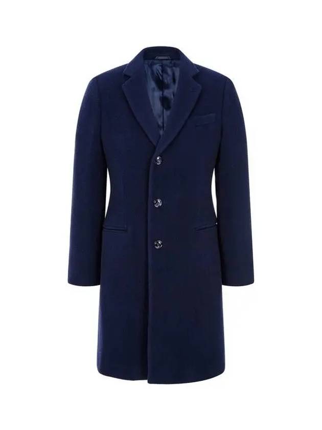 Men s Cashmere Wool Single Breasted Coat Navy 270316 - GIORGIO ARMANI - BALAAN 1