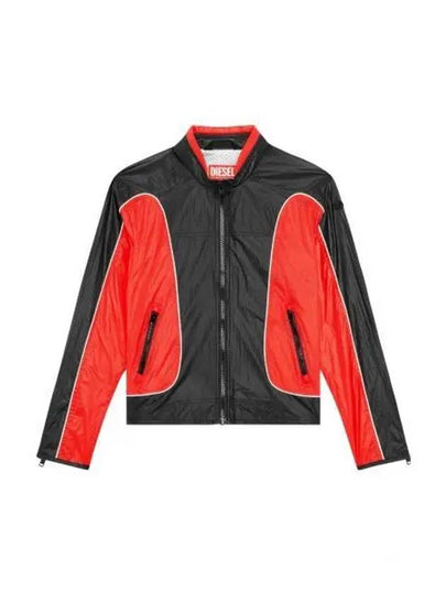 J Blinkid A Nylon Jacket Red Black - DIESEL - BALAAN 2