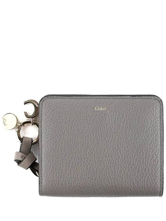 Women's Alphabet Small Bicycle Wallet Gray - CHLOE - BALAAN 1