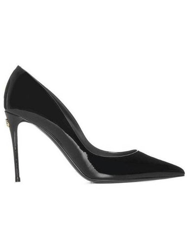 Patent Leather Pointed Pumps Black - DOLCE&GABBANA - BALAAN 1