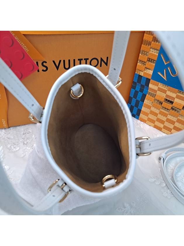 Monogram Canvas Nano Bucket Bag White - LOUIS VUITTON - BALAAN 5