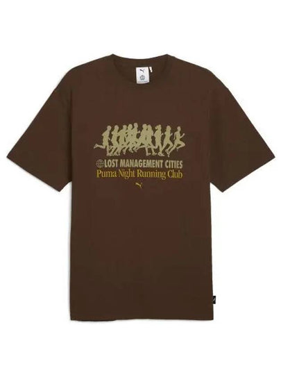 x LMC Graphic Tee Brown 626563 65 - PUMA - BALAAN 2