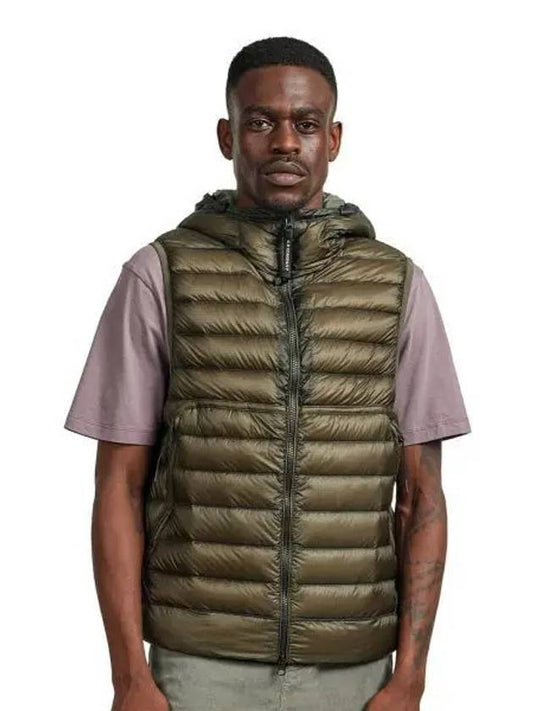 D.D. Shell Goggles Down Vest Green - CP COMPANY - BALAAN 1