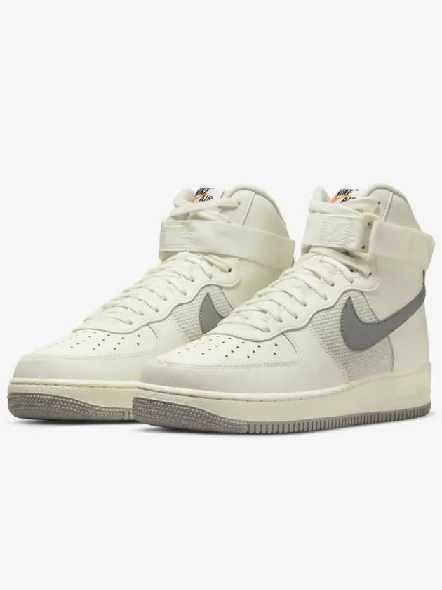 Air Force 1 High '07 LV8 High Top Sneakers Light Bone Gray - NIKE - BALAAN 5