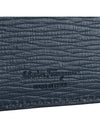 Gancini Zipper Card Wallet Deep Ocean - SALVATORE FERRAGAMO - BALAAN 6