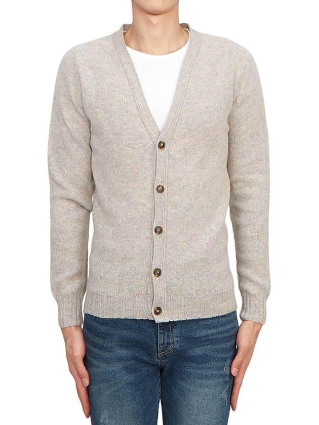 Men's Cardigan M3092 3V UGIE PEARL - HARLEY OF SCOTLAND - BALAAN 1