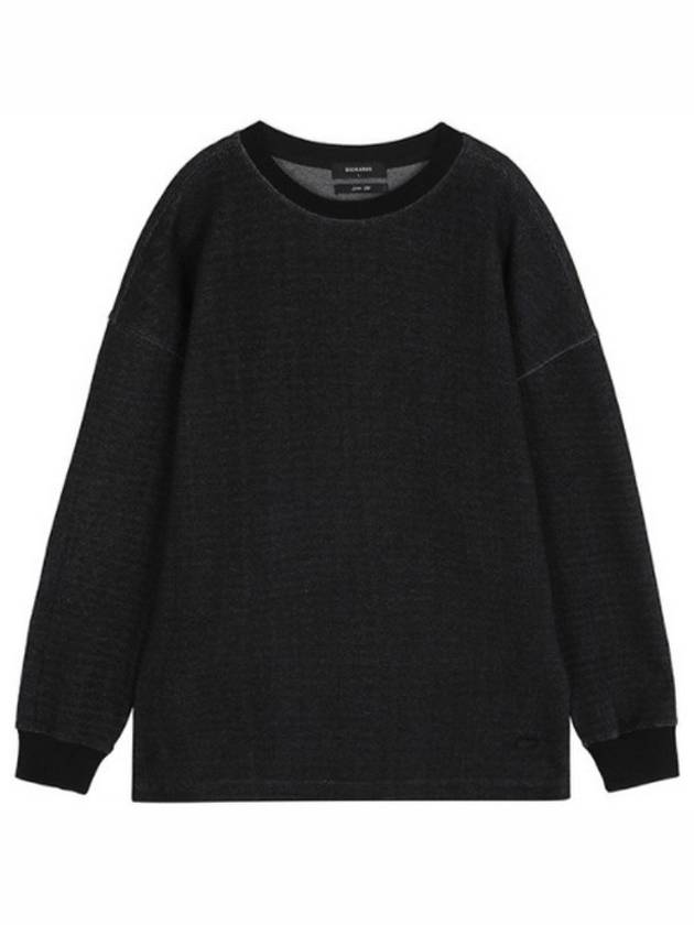 Women's Superfine Merino Wool Knit Top Black - CHLOE - BALAAN 2