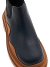 Tire Ankle Chelsea Boots Black Cognac - BOTTEGA VENETA - BALAAN 9