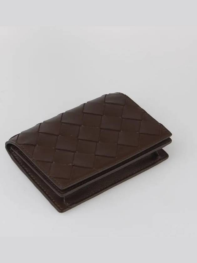 Intrecciato Card Wallet Brown - BOTTEGA VENETA - BALAAN 4