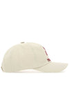 Tyron Logo Cotton Ball Cap Ecru Red - ISABEL MARANT - BALAAN 3