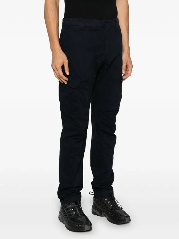 Stretch Sateen Ergonomic Lens Double Cargo Straight Pants Navy - CP COMPANY - BALAAN 4