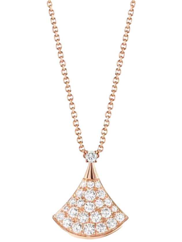 18 carat diamond divas dream necklace pink - BVLGARI - BALAAN 1