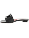 Black Curve Buckle Mule Black - ROGER VIVIER - BALAAN.