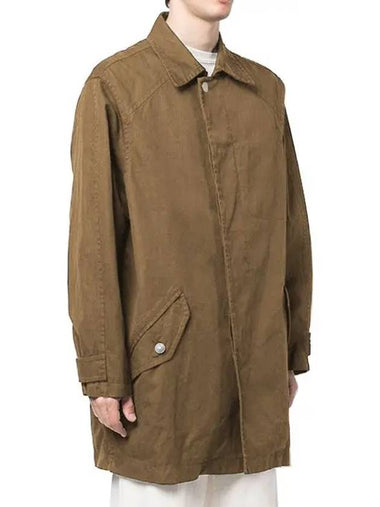 Pierry Cotton Single Coat Khaki - ISABEL MARANT - BALAAN 1