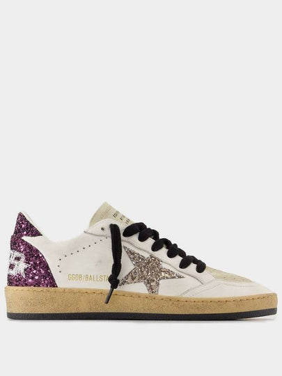 Deluxe Brand Ball Star Lace-Up Low Top Sneakers White - GOLDEN GOOSE - BALAAN 2