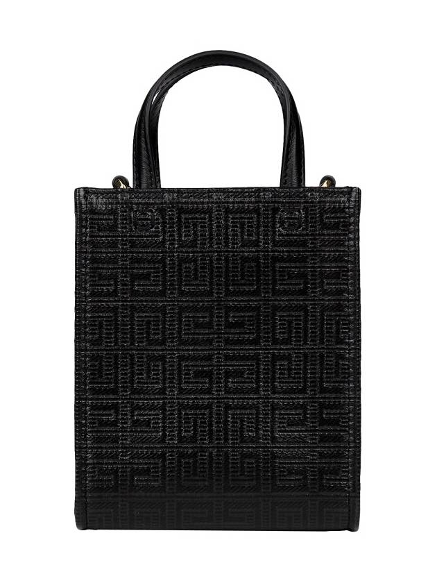 4G Canvas Vertical Mini G Tote Bag Black - GIVENCHY - BALAAN 3