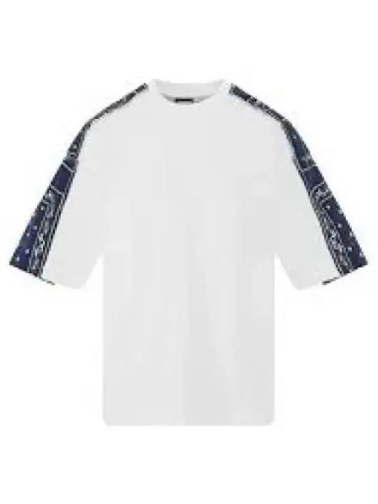 Le Bandana Printed Cotton Short Sleeve T-Shirt White Navy - JACQUEMUS - BALAAN 2