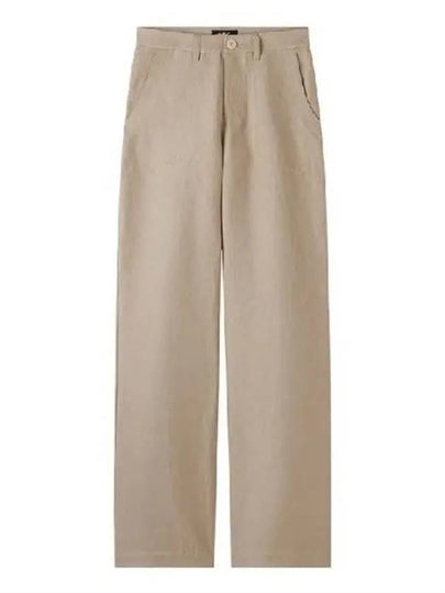 Seaside Straight Pants Beige - A.P.C. - BALAAN 2