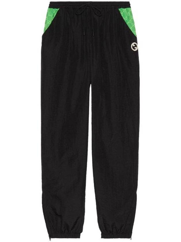 Nylon Track Pants Black - GUCCI - BALAAN 2