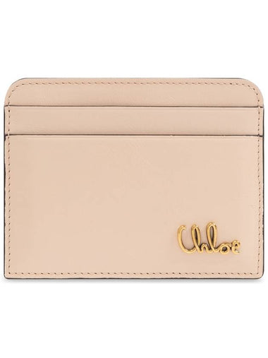 Chloé Card Holder Iconic, Women's, Pink - CHLOE - BALAAN 1