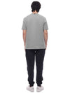 Classic Pique Rib Side Insert 4-Bar Short Sleeve T-Shirt Light Grey - THOM BROWNE - BALAAN 6