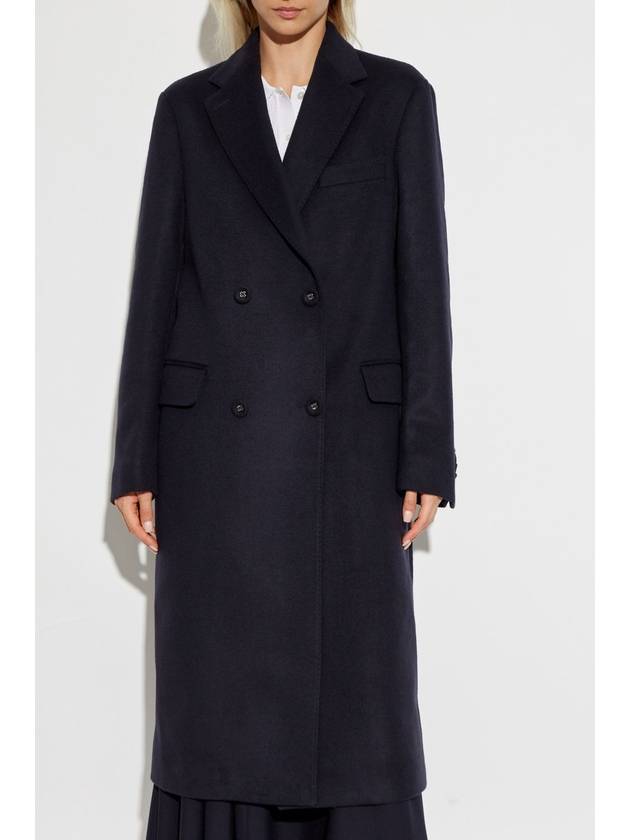 Officine Generale Wool Coat, Women's, Navy Blue - OFFICINE GENERALE - BALAAN 3