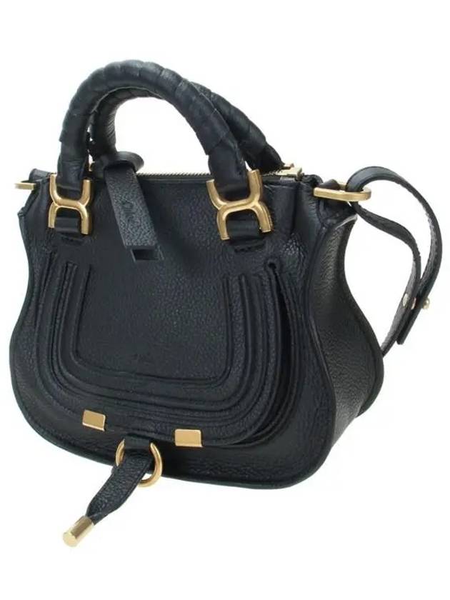 Marcie Mini Double Carry Tote Bag Black - CHLOE - BALAAN 3