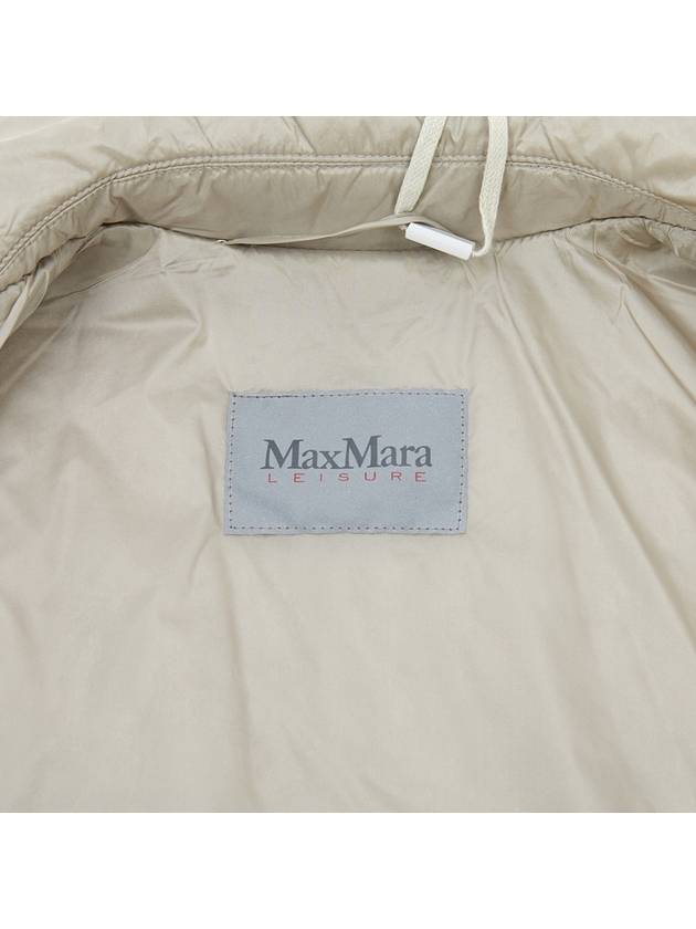 Como Quilted Jacket Beige - MAX MARA - BALAAN 11