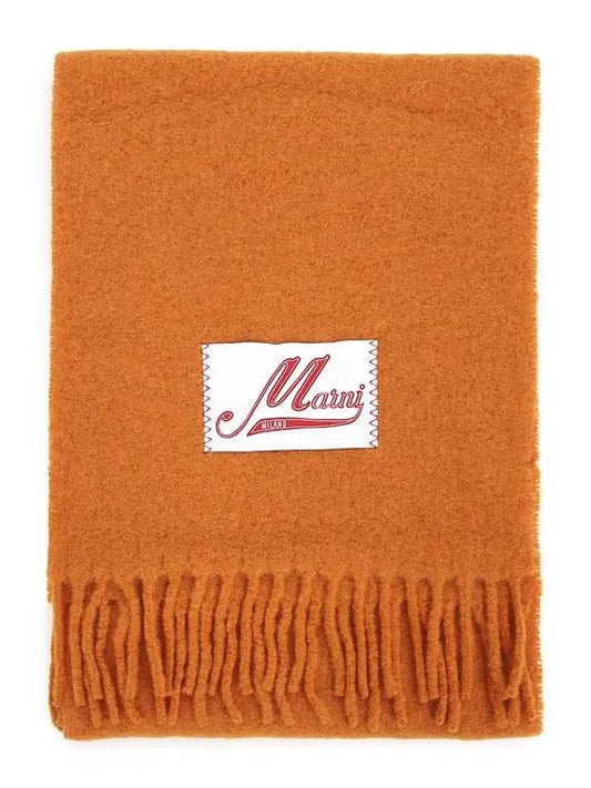 Alpaca Logo Patch Muffler Orange ASZC0005A0UTW918 00R30 - MARNI - BALAAN.