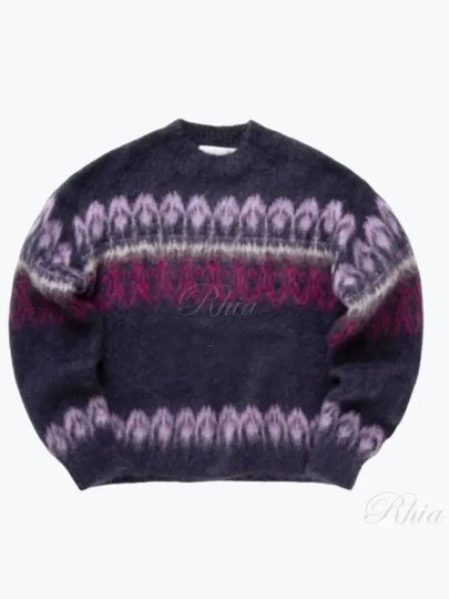 Dullyh Decorative Mohair Knit Top Midnight - ISABEL MARANT - BALAAN 2