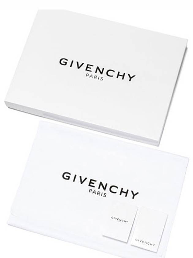 Printed Leather Clutch Bag Black - GIVENCHY - BALAAN.