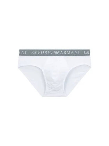 UNDERWEAR Men s Embossed Logo Band Briefs White - EMPORIO ARMANI - BALAAN 1