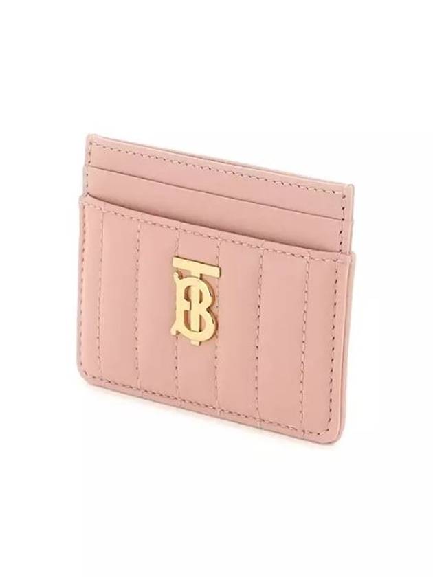 Women's Lola Quilted Leather Card Wallet Dusky Pink - BURBERRY - BALAAN 6