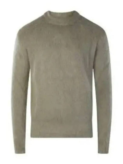 Texture Crew Neck Knit Top Taupe - AMI - BALAAN 2