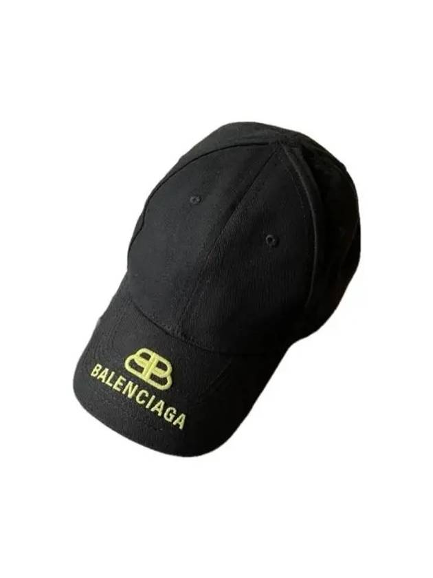 BB Logo Ball Cap Black - BALENCIAGA - BALAAN 4