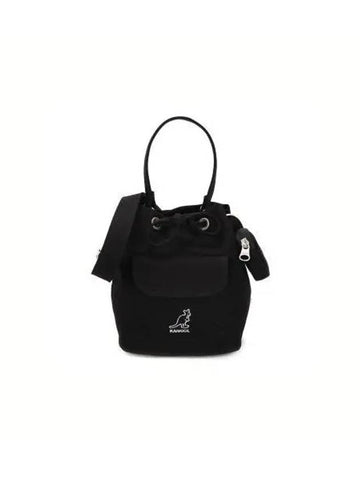 Lucky Canvas Bucket Bag 3951 Black - KANGOL - BALAAN 1