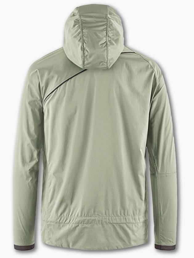 Men's Nal Hooded Windbreaker Swamp Green - KLATTERMUSEN - BALAAN 3