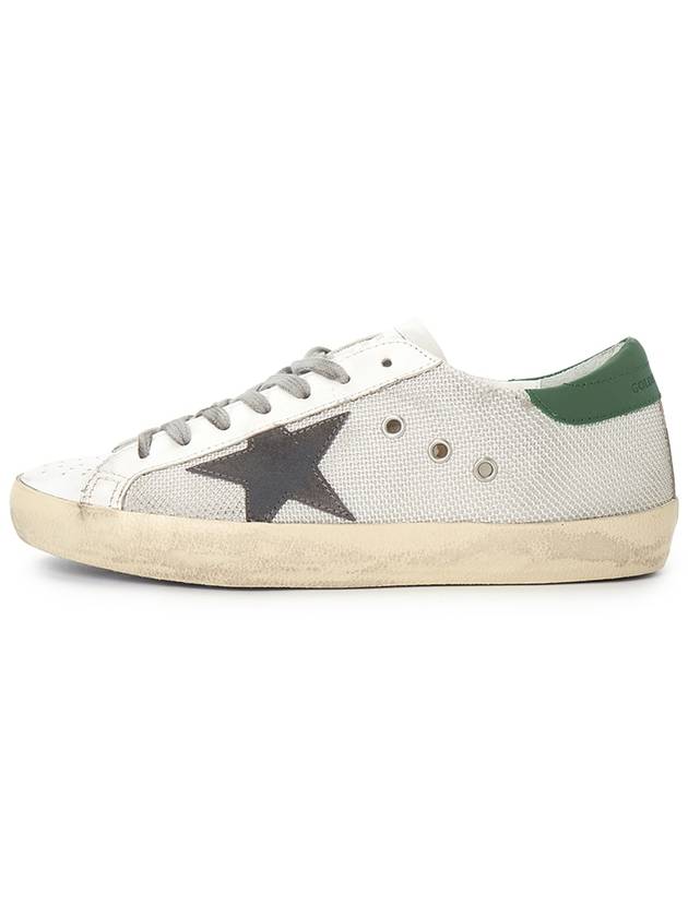 Super Star Mesh Panel Low Top Sneakers White - GOLDEN GOOSE - BALAAN 4