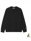 Chase Crew Neck Sweatshirt Black - CARHARTT WIP - BALAAN 2