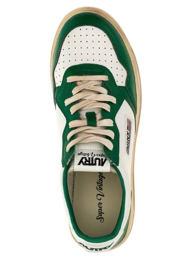 Super Vintage Low Top Sneakers Green - AUTRY - BALAAN 5