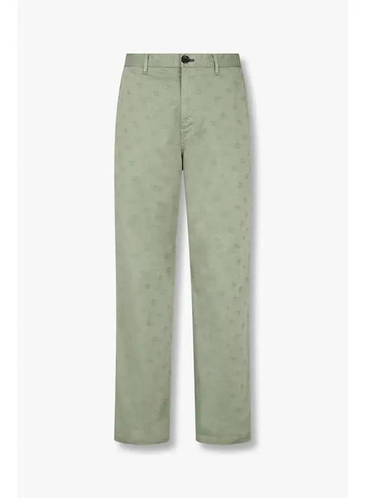 PS pattern loose fit pants green - PAUL SMITH - BALAAN 1