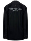 Back logo button denim long sleeve shirt black - WOOYOUNGMI - BALAAN 3