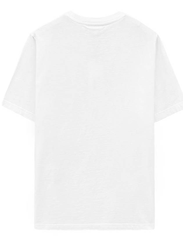 Speedy Fox Patch Comfort Short Sleeve T-Shirt White - MAISON KITSUNE - BALAAN 3