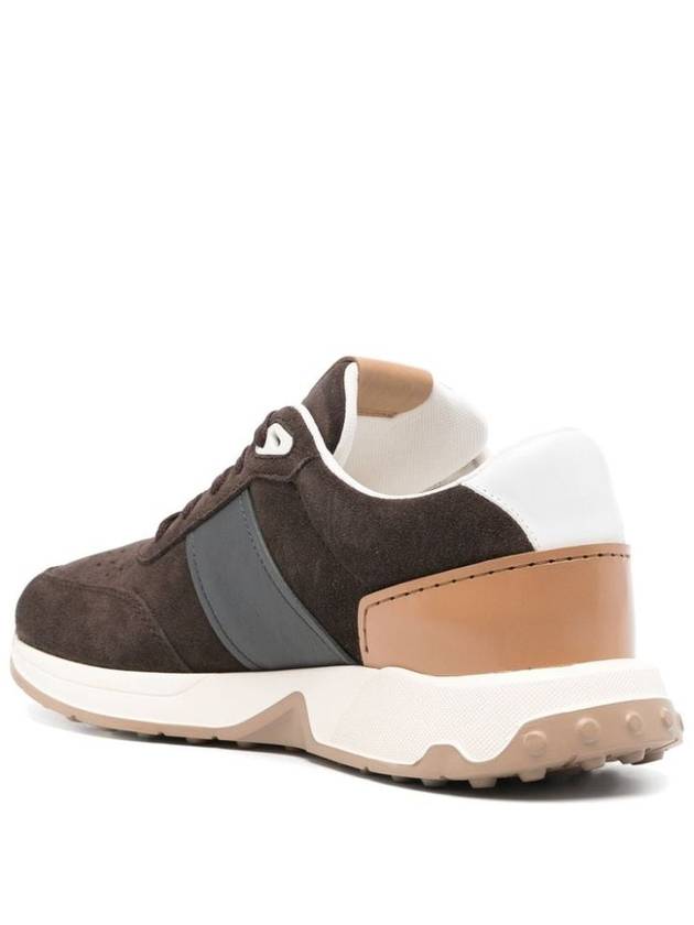 Tod'S Brown Leather Sneakers - TOD'S - BALAAN 3