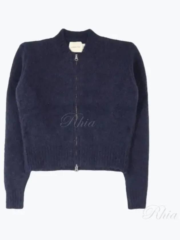 Plaisir Zip-Up Cardigan Navy - PALOMA WOOL - BALAAN 2