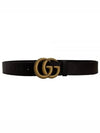 GG Mamont Buckle Leather Belt Brown - GUCCI - BALAAN 2