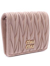 Women s Matelasse Half Wallet 5MV204 2FPP F0236 24F - MIU MIU - BALAAN 3